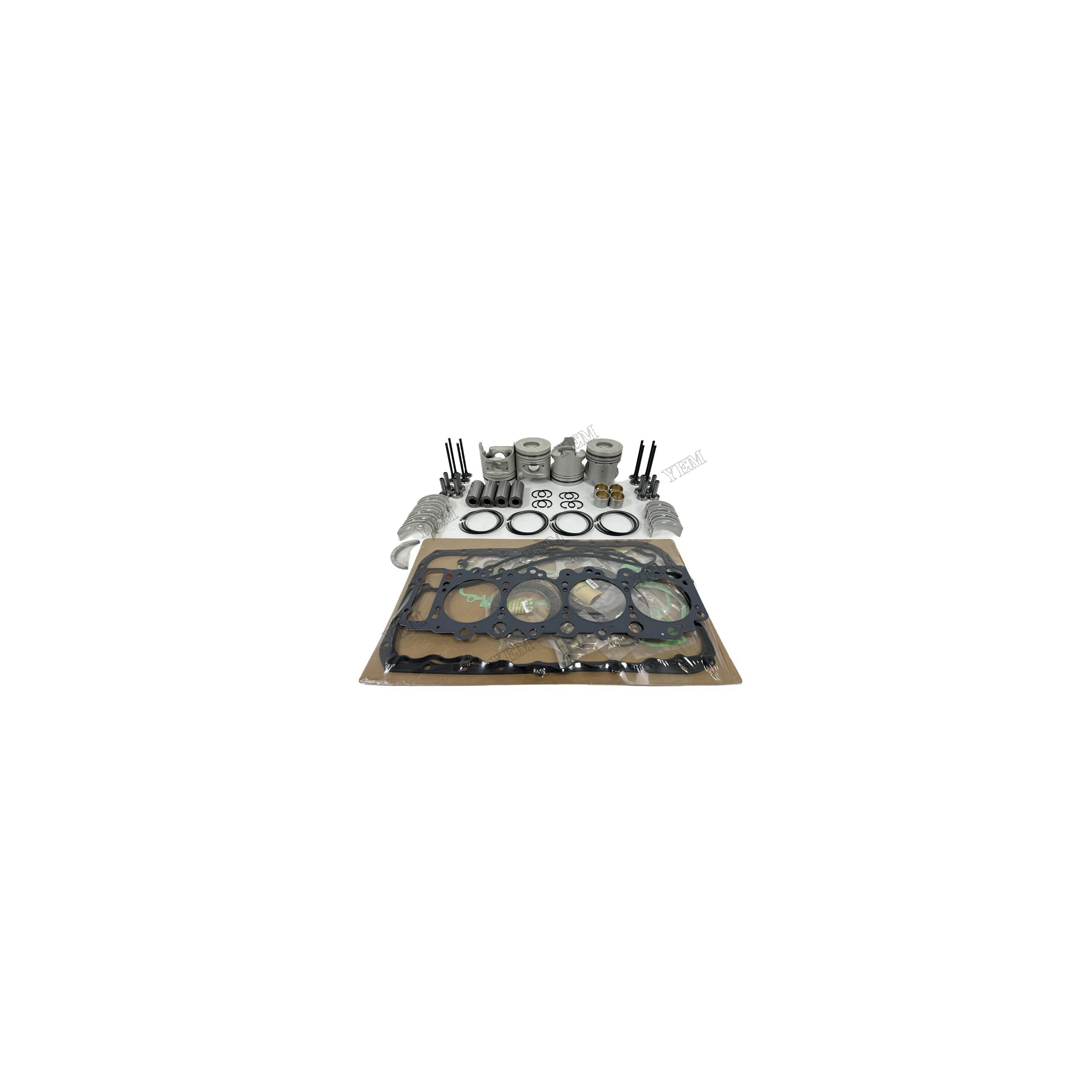 For Isuzu 4HG1 Rebuild Kit With Piston Ring Bearing Valves Gaskets Diesel Engine Parts