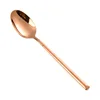 304 Rose Gold Spoon (21.6 * 4cm) 60.5G