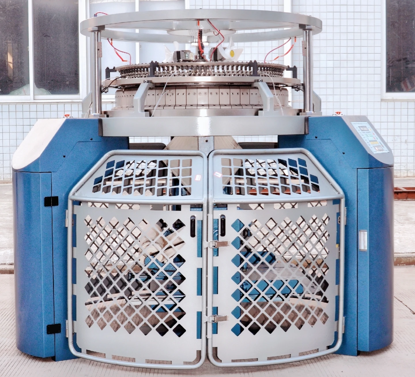 High-Speed Mini Single Jersey Circular Knitting Machine Automatic New for Flat Sweaters Garments Carpets Warp Double Motor