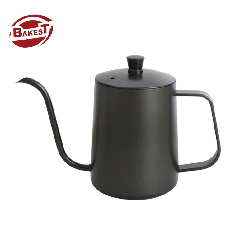 Custom-Made 304 Stainless Steel Portable Hand-Brewed Coffee Pot for Home and Outdoor Use with Long & Thin Spouts