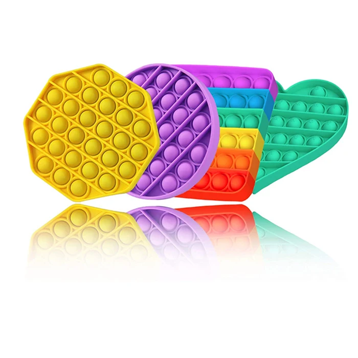 Push Pop Pop Sensory Bubble Zappeln Spielzeug Stress Reliever Squeeze Games Toy 