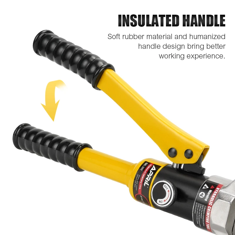 CGOLDENWALL YQK-70 Pince A Sertir Hydraulique Outil De Sertissage 4-70