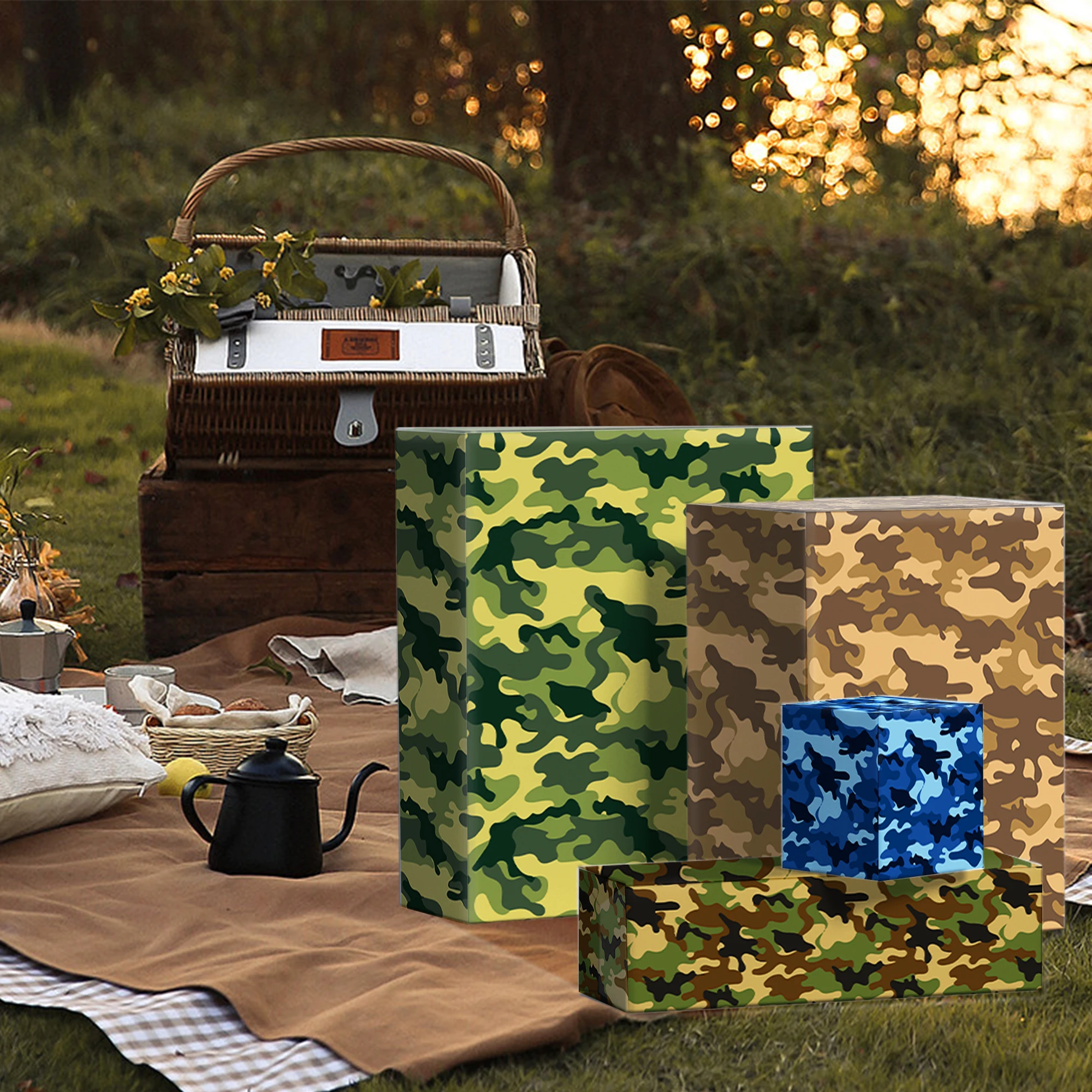 NATAL DESIGN - natal FOLDING BOX LOW　camo NATAL DESIGN - natal FOLDING BOX LOW camo natal FOLDING BOX