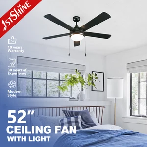1stshine Ceiling Fan Dining Room Traditional Design Pull Chain Stable Light Kits Ceiling Fan