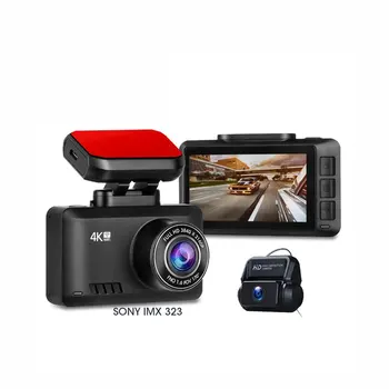 Factory Wholesale Sony Dual Lens GPS WIFI Car Dash Camera 4K Night Vision Dash Cam