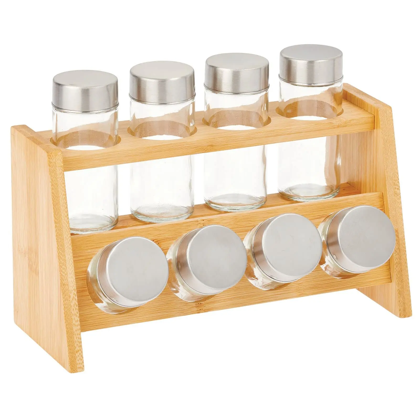 Bamboo Kitchen Cabinet Free-standing Bamboo Countertop Spice Rack ...