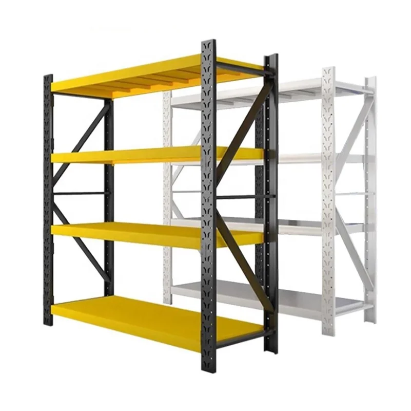 Easy Assemble Height Adjustable Steel Bulk Storage Metal Shelving Unit Heavy Duty Rack