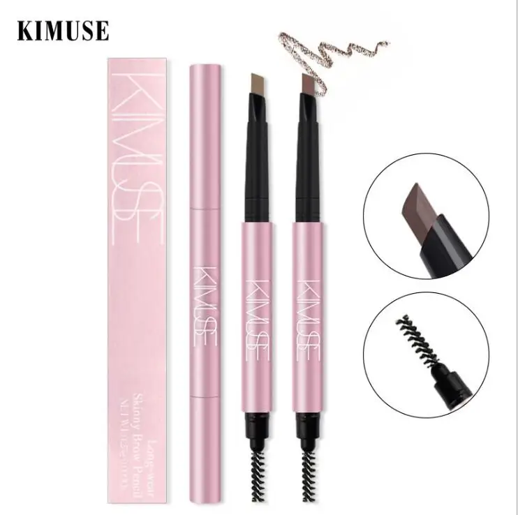 KIMUSE Eyebrows Pencil Tint Cosmetics Natural Long Lasting Tattoo Eyebrow Waterproof Black Brown Eyebrow Pen Eye Makeup Tools