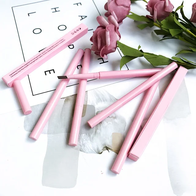 cosmetics makeup manufacturer eyebrow pencil brush with your own brand