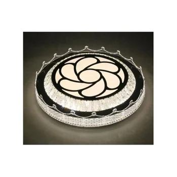 Luxury crystal ceiling light living room bedroom 50cm round light 3 color light ceiling lamp