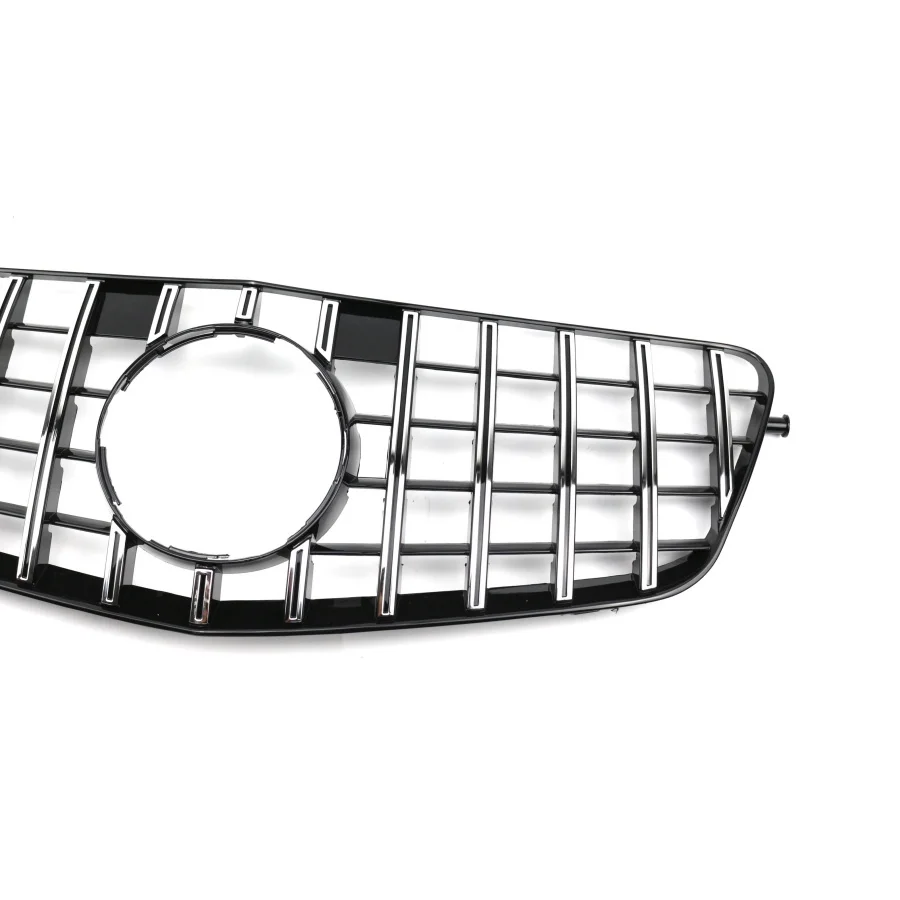 product tiypeor car front gt grill for mercedes benz e class w212 2014   2016 silver grille-5