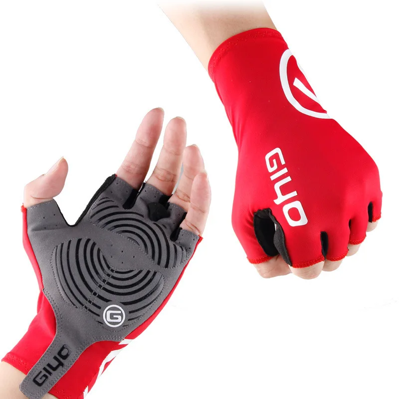 Guantes de medio dedo para hombre y mujer, guantes finos