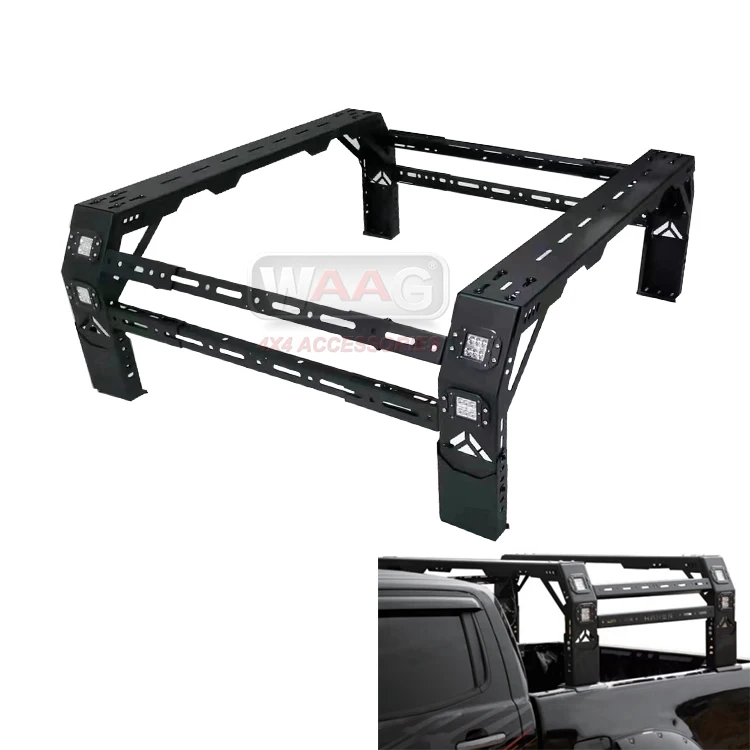 Universal Off Road 4wd Accessories Bed Tube Rack Overland Truck Bed