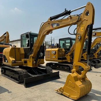 Used CAT306D 6ton mini hydraulic excavator caterpillar micro backhoe with good condition for sale
