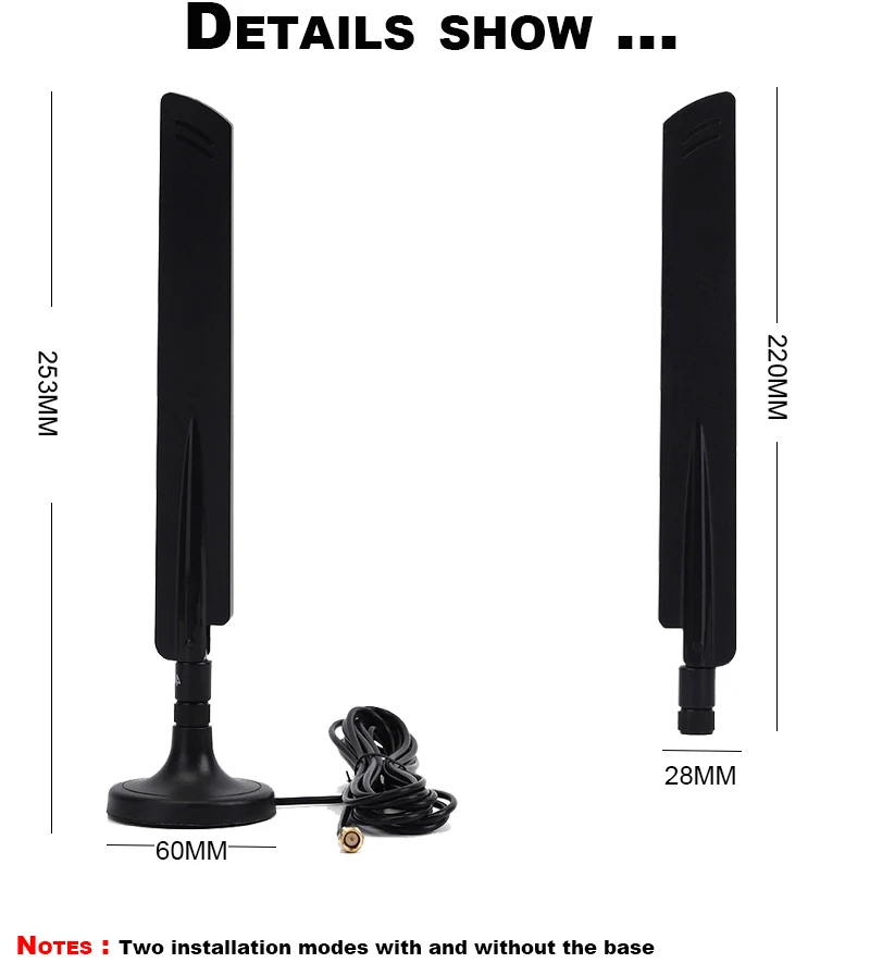 High Quality 3g 4g 5g Router Antenna Lte Gsm Sma Blade Wireless Antenna