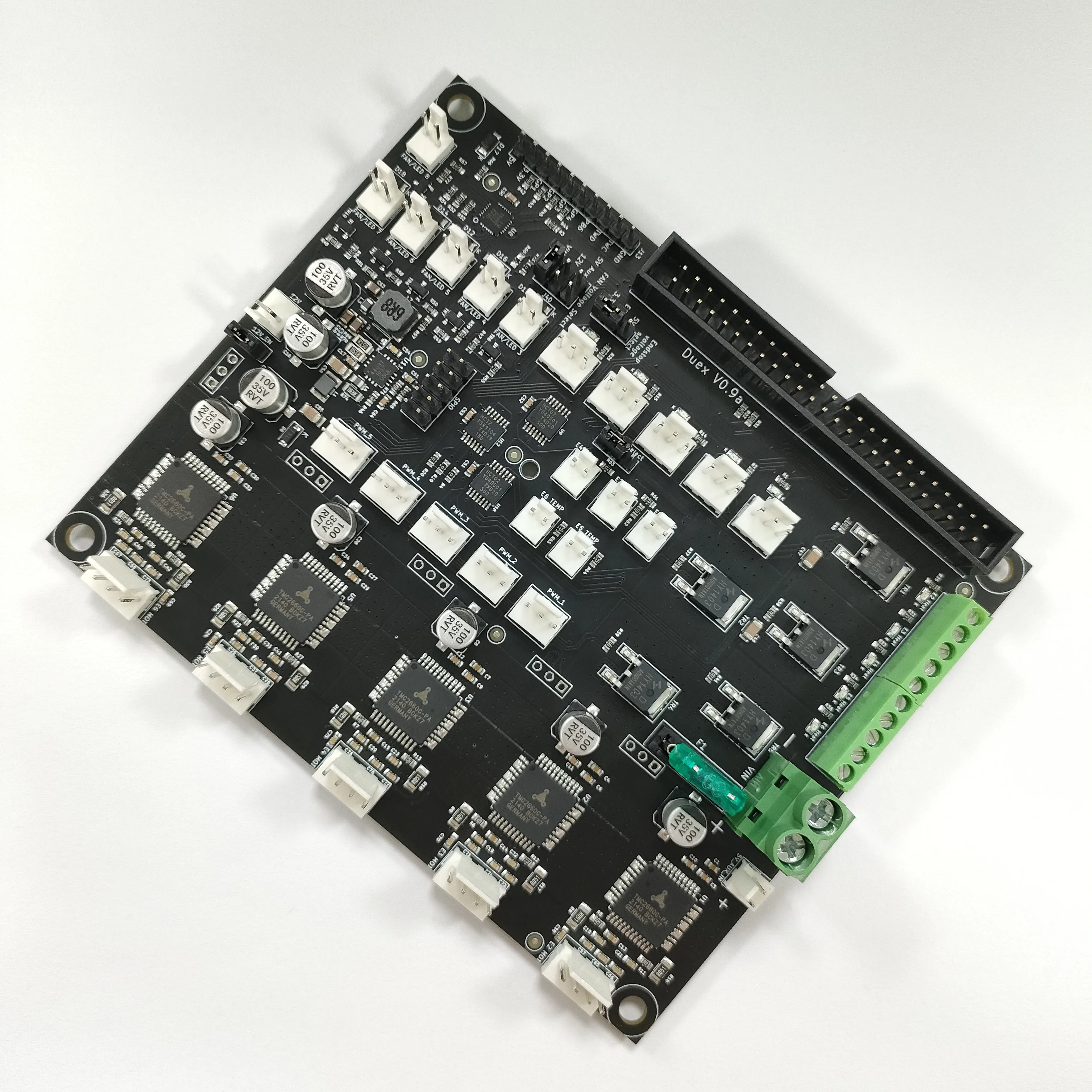 Контроллер платы расширения Duex5 клонированный с шаговым двигателем TMC2660, подходит для термопары PT100 VS Duet 2 Wifi, детали для 3D-принтера