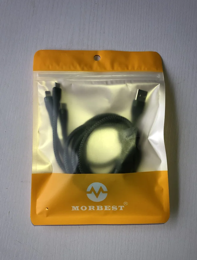  Usb-кабель QC3.0 PD65W 5A 3 в 1 кабель для передачи данных мобильного телефона с нейлоновой