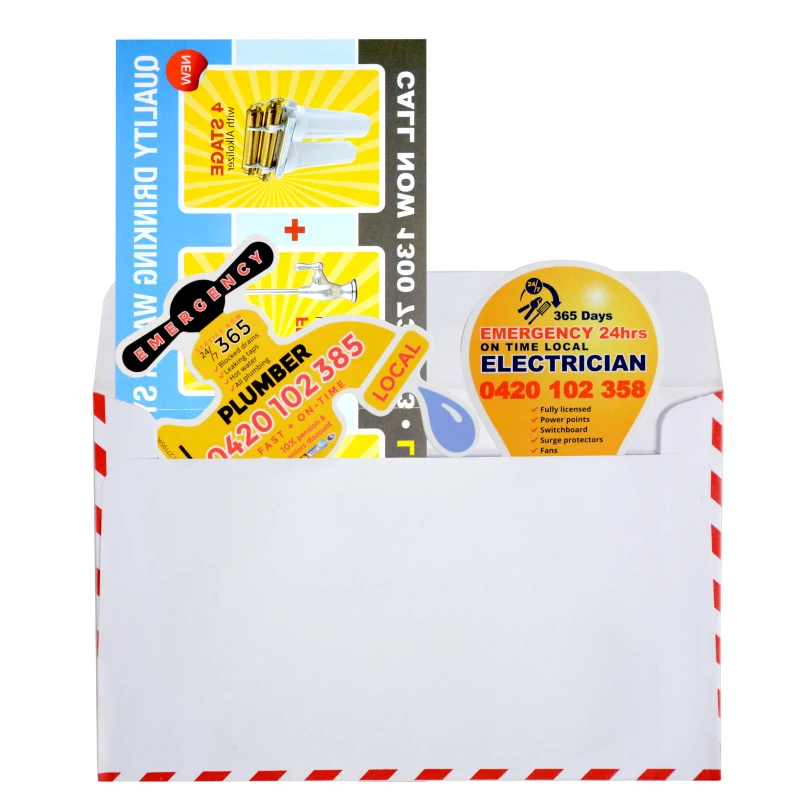 Custom Magnet Manufacturer Plumbing Promotional Advertising Magnetic Business Card Flat Paper Fridge Magnet