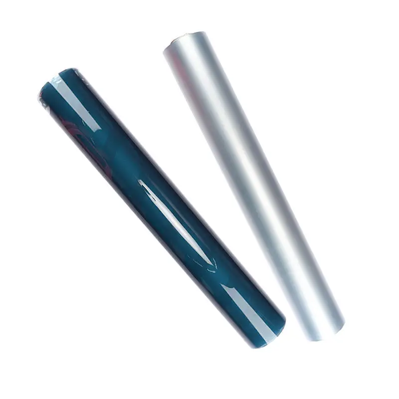 New Design Super Clear PVC Transparent Tarpaulin Blue Color Stretch Plastic Roll Film Transparent PVC Sheet