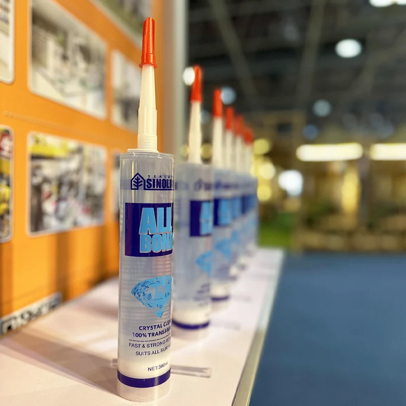 Free Samples Silicone Sealant Glass General Purpose GP Clear Acetate Adhesives Glazing Transparent Acetic Silicone Sealant