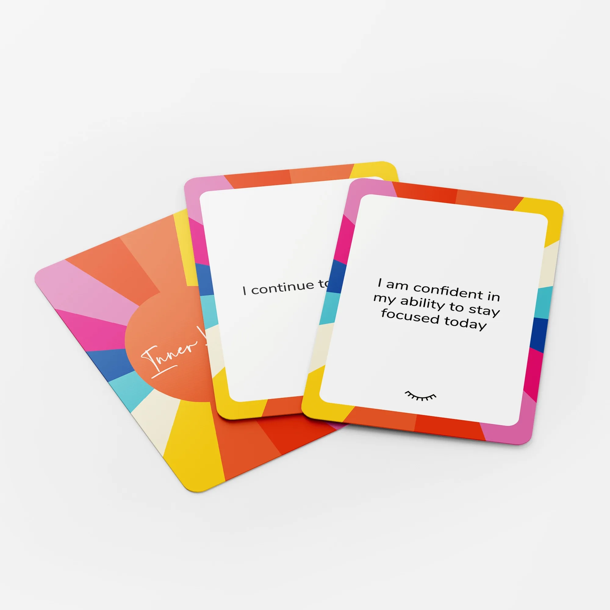 Customizable Positive Christian Daily Affirmation Flash Cards Deck Sublimation Manifestation With Poker Name Printed on Paper