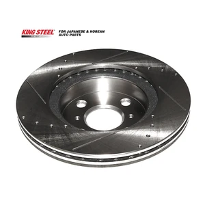 KINGSTEEL OEM 43512-12370 4351212370  Auto Parts Car Front Disco De Freno Rotor Brake Disc for TOYOTA COROLLA SED AE102 AE101