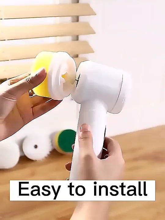 Usb 5 In 1 Handheld Bathtub Brush Electric Brush To Clean Sink Electric