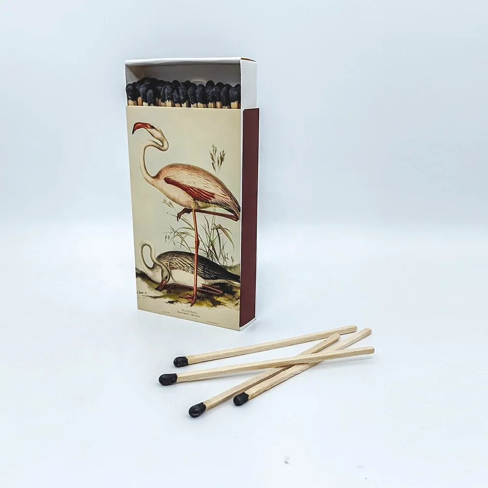 Длинный ящик по индивидуальному заказу матч 4-дюймовый цветной головы в этническом стиле лампы в форме свечи матчи