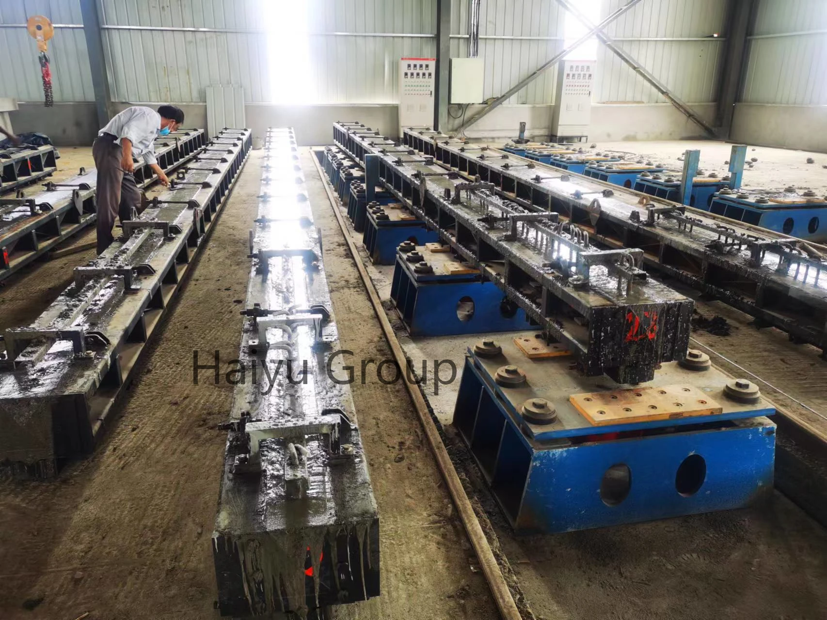 Electric Poteau Production Equipment Concrete Electric Pole Square Pole Reinforced Rib Electric