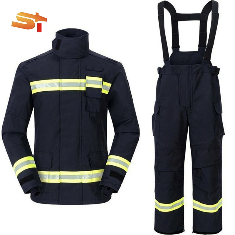 Set Resistant Fireman Used Protective Men Bristol Insulation Order Proximity 469 Show Suit Scba Workers Fire Suit Firefighter