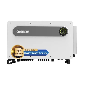 Growatt Max 185-253ktl3-x Hv Solar Inverter 500v 800v 3phase 9/12/15 ...