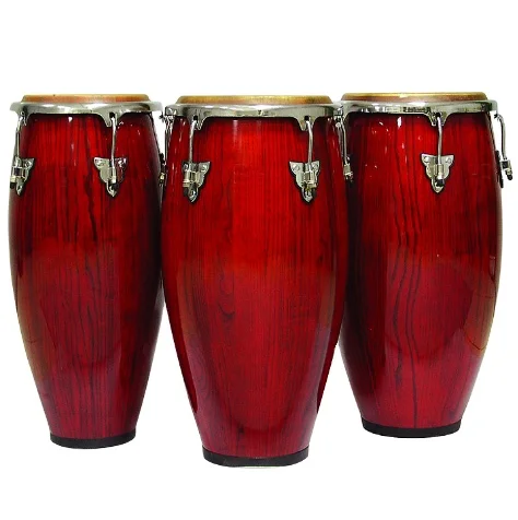 Popular Wooden Conga Drum - Nature & Color Options Available