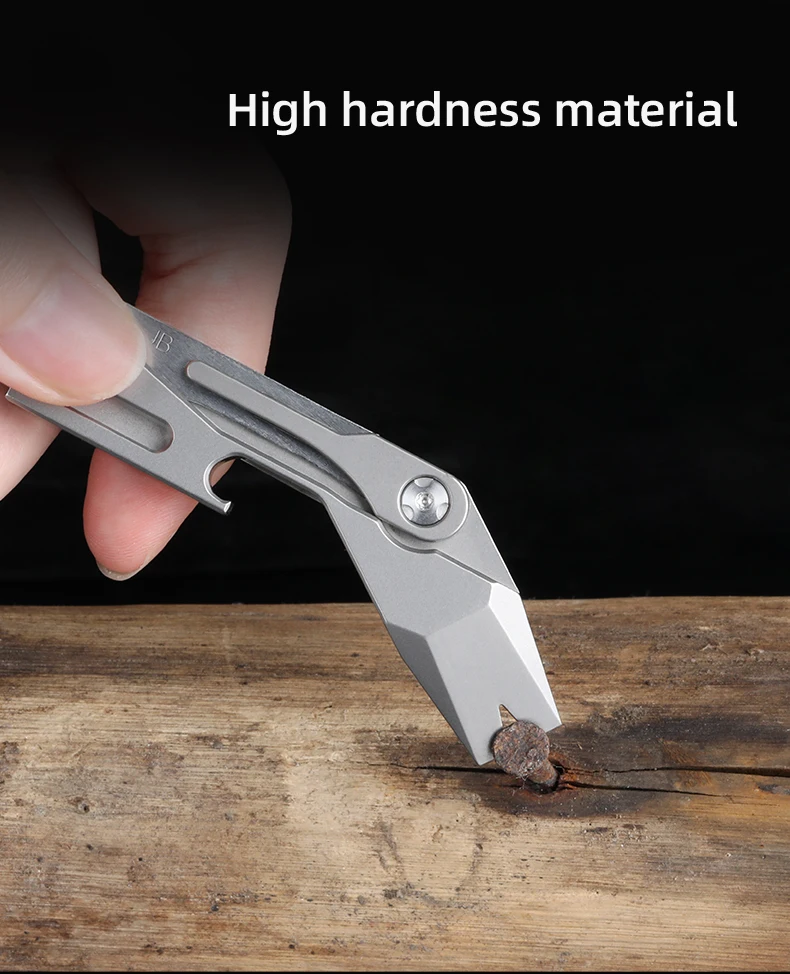 Titanium Pry Bar Crowbar Multifuntion Tool Portable Screwdriver Box