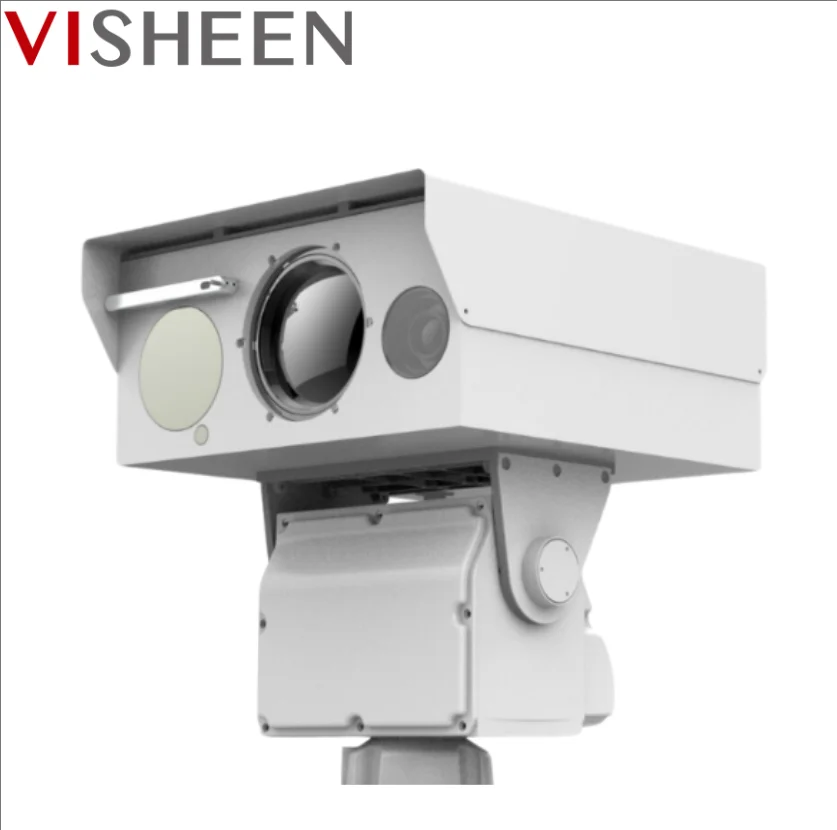 VISHEEN 4MP Outdoor Network Camera 15-775mm 52x ZOOM Long Range 3KM Laser  Illuminator Multispectral LWIR Wide Angle SD Card
