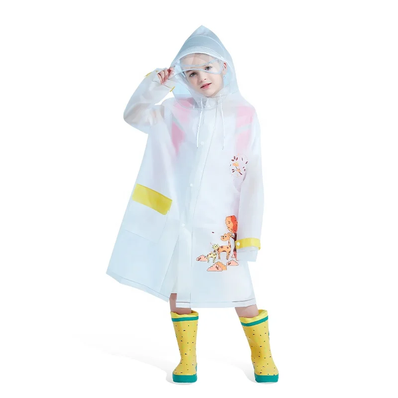 Promotion XXL Boys and Girls Bicycle Raincoat Waterproof Plastic Rainwear for Students Price Reduced