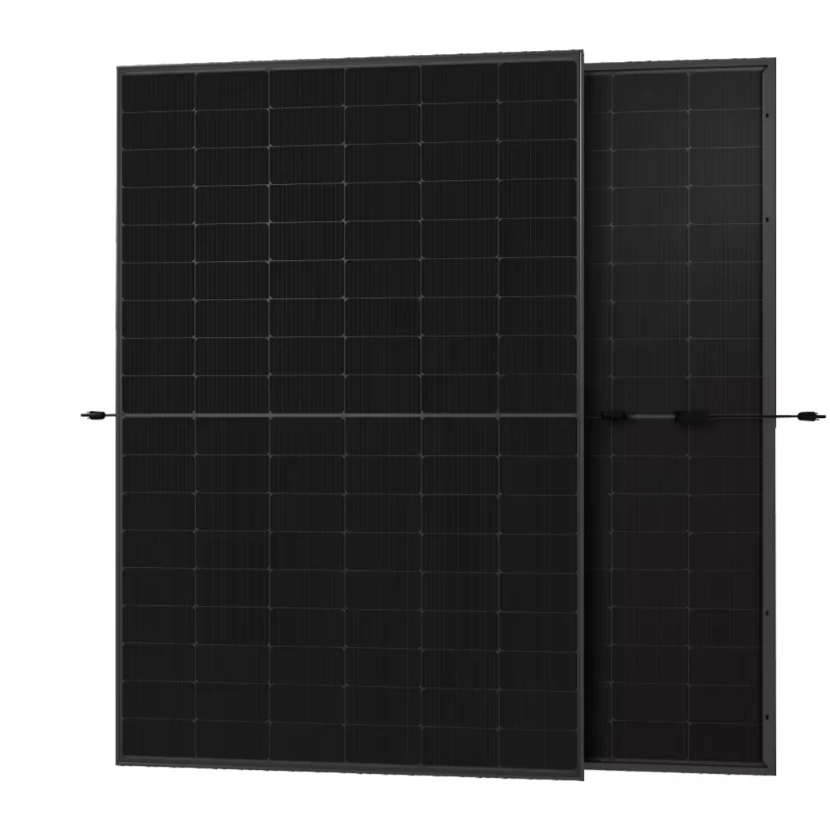 Full black pv modul 430W 440W 450W 460W sun energy solar power panel ...