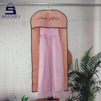 High Quality Reusable Dust-proof Durable Lady's Non Woven Dress Garment Bags