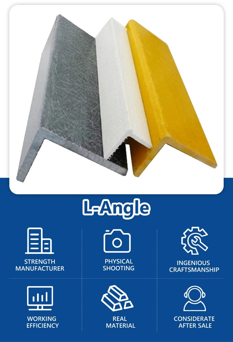 Fiberglass Pultruded Profiles Frp Angle Bar Factory Supply Pultruded ...