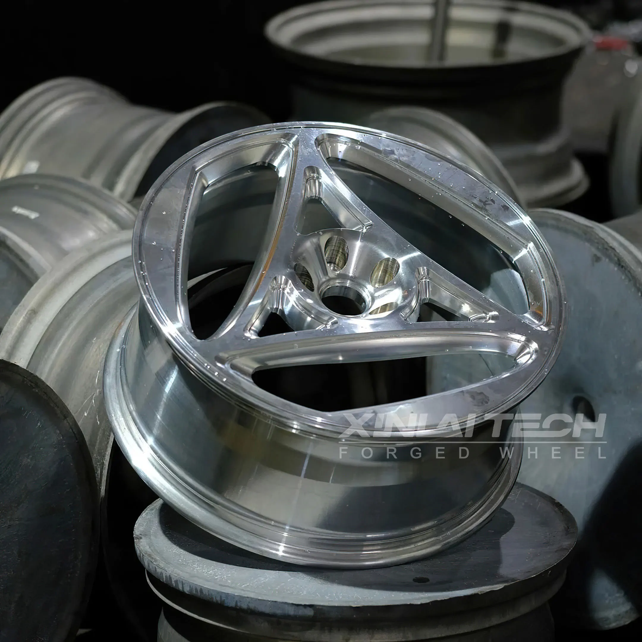 XL 1-piece Silver Brushed Custom Forged Wheels Deep Concave 5x120 5x112 5x114.3 Racing Car Wheel for bmw audi Mercedes - Image 5