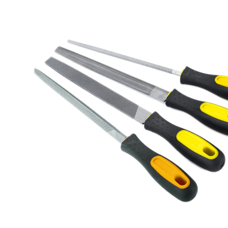 Flat Half Round square Triangle 6 8 10 12 Inch T10 T12 Engineer Steel Files with Second Cut Hand Grinding Tools