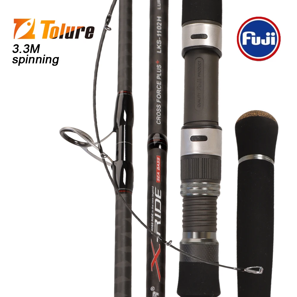 FUJI Lurekiller X-RIDE 3.3M Jigging Rod - Fast Action, High Carbon