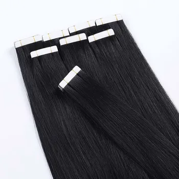 human tape in extensions raw hair cuticle aligned virgin vendors wholesale straight remy tape hair extension hair