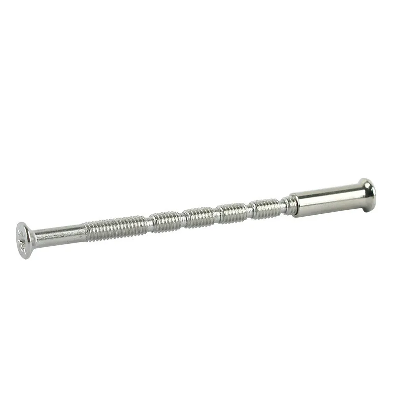 Mnnliche weibliche Trgriff schrauben Bambus-Verbindungs schrauben  Phillips-Senkkopf befestigung Schneid schlitz Gelenks ch raube M4 X 60mm
