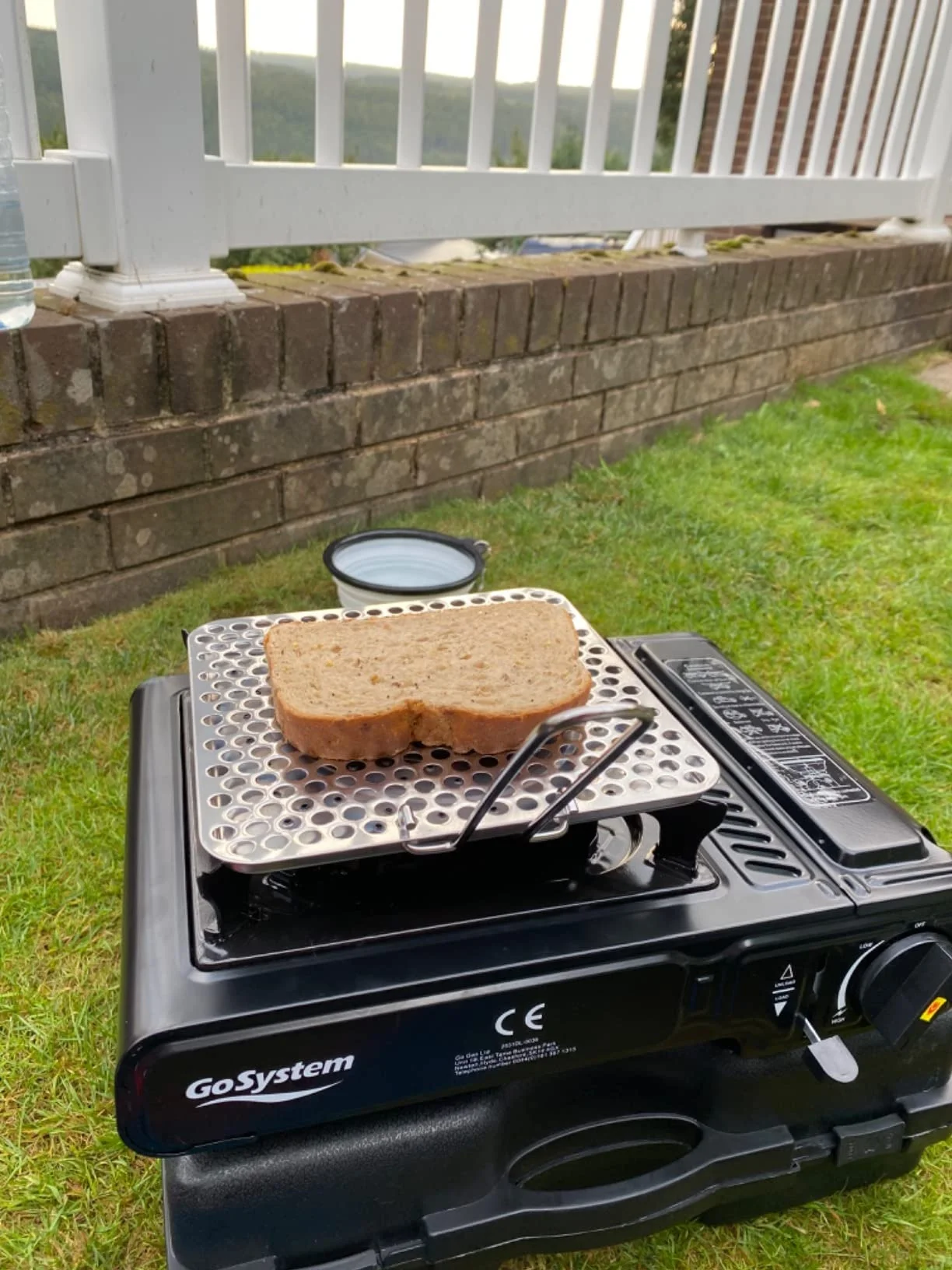 Portable Stainless Steel Gas Stove Toaster for Outdoor Camping