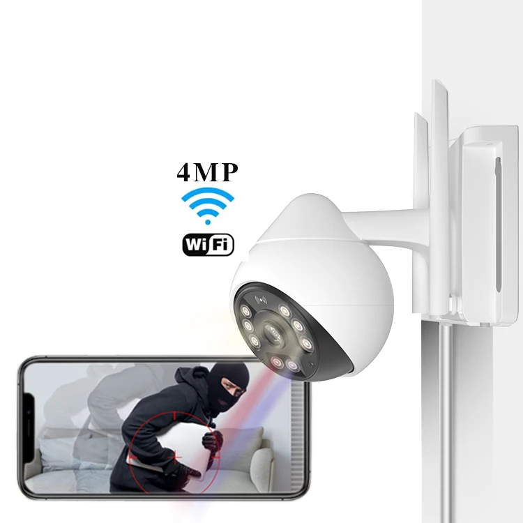 Vstarcam CS69Q 4MP Full HD Wifi PTZ Camera Color Night Surveillance Camera Smart Sound Light Alarm IP Black Camera Security