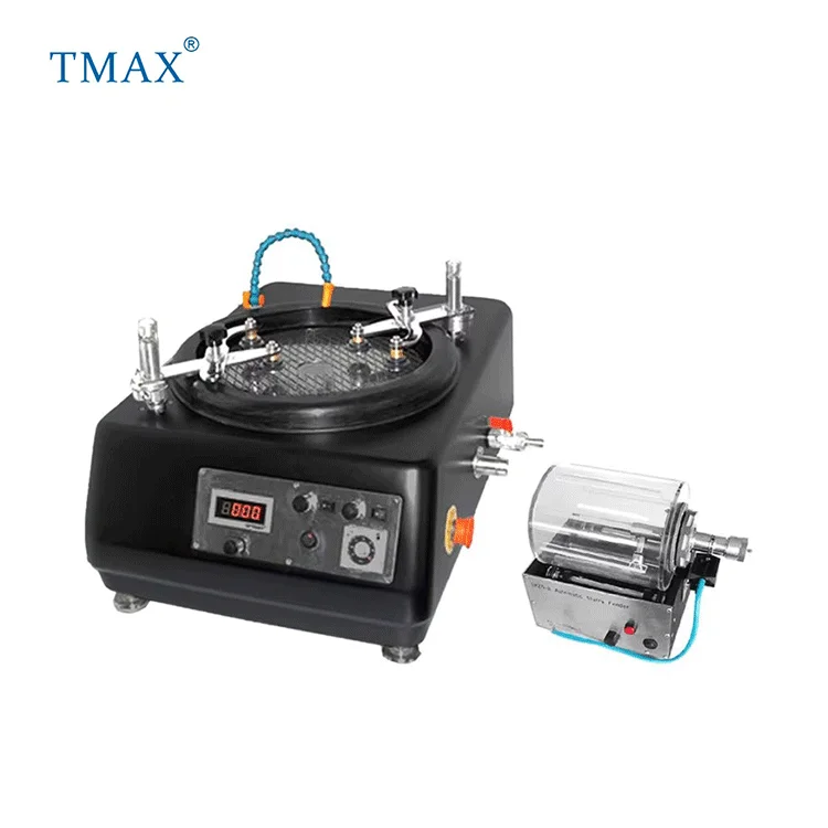 TMAXブランド12インチ精密自動研磨機（2つの4インチ作業ステーション