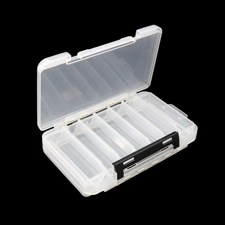 clear plastic tackle boxes for sale Hot Sale Rigid Transparent Lure Tackle Box Fishing Tackle Lure Plastic Boxes