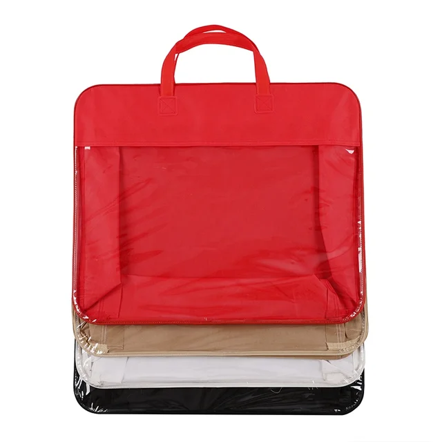 Customizable PVC Zipper Travel Bag Transparent Plastic Blanket Storage Bag for Shoes and R Gravure Printing