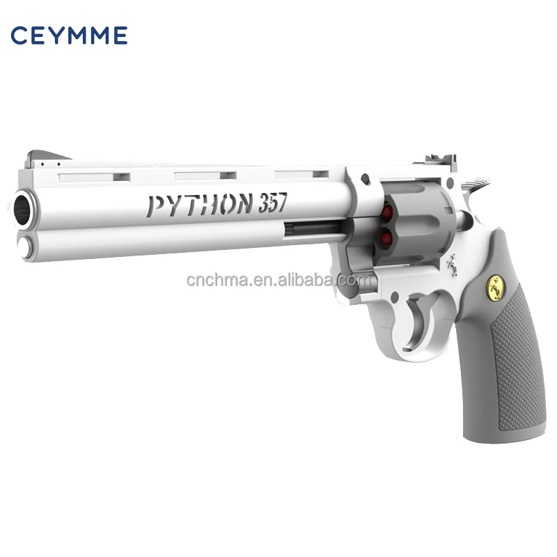 Toy Gun Pistol With Soft Bullety Metal Nylon Python Revolver Gun ...