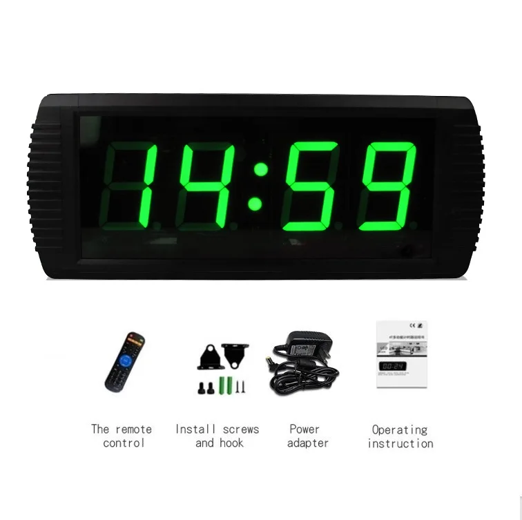 Customized LED Wall Clock with Countdown Timer GANXIN